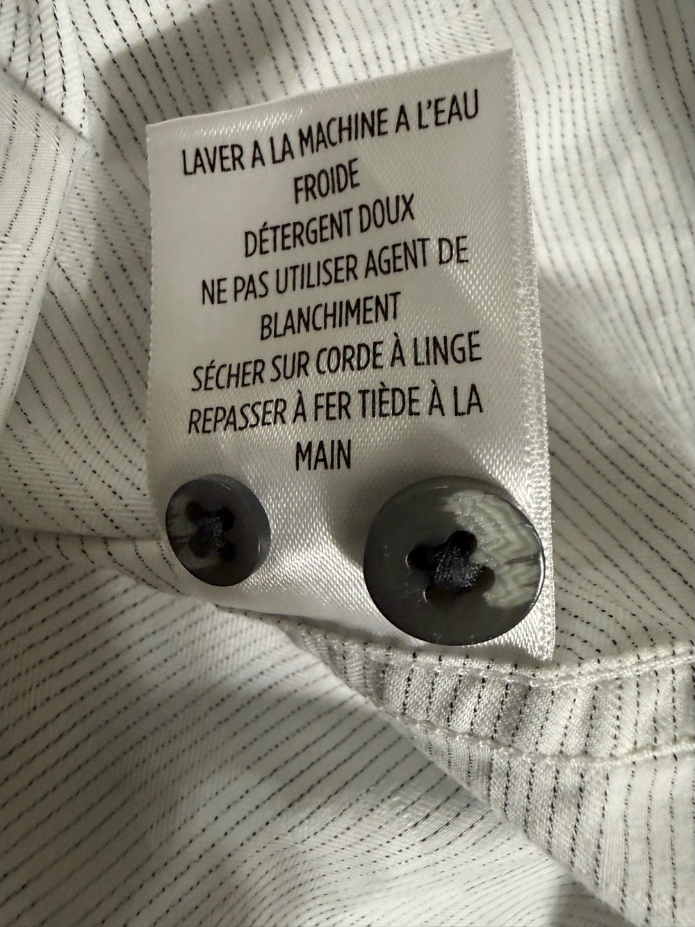 Robert Graham Mens Large Classic Fit White Basket Weave Long Sleeve Shirt L - Picture 8 of 14